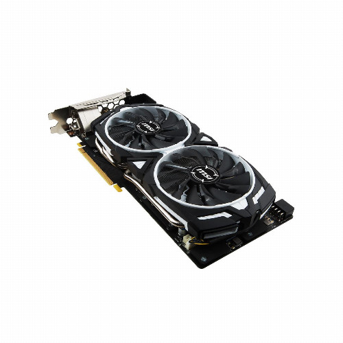 Видеокарта MSI GeForce GTX 1070 Ti ARMOR 8G (Nvidia, 8 Гб, GDDR5, 256 бит, PCI-E 3.0 x 16, 1 x DVI-D, 1 x - фото 1 - id-p70833420