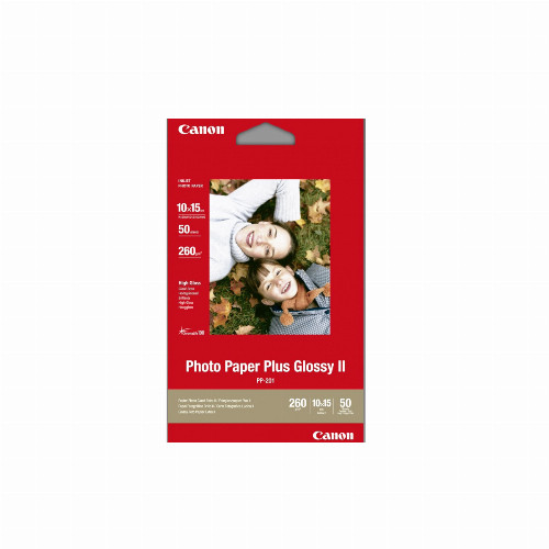 Бумага Canon PP-201 Photo Paper Glossy, плотность 260 г/м2 (А6 - 10х15, 50 листов) 2311B003