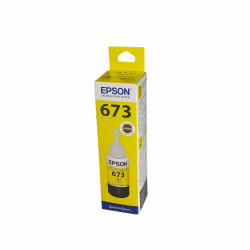 Чернила для печатного оборудования Epson 673 (Желтый - Yellow) C13T67344A - фото 1 - id-p70833777