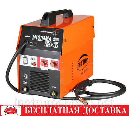 Сварочный инверторный полуавтомат SHYUAN 260 ММА+MIG, фото 2