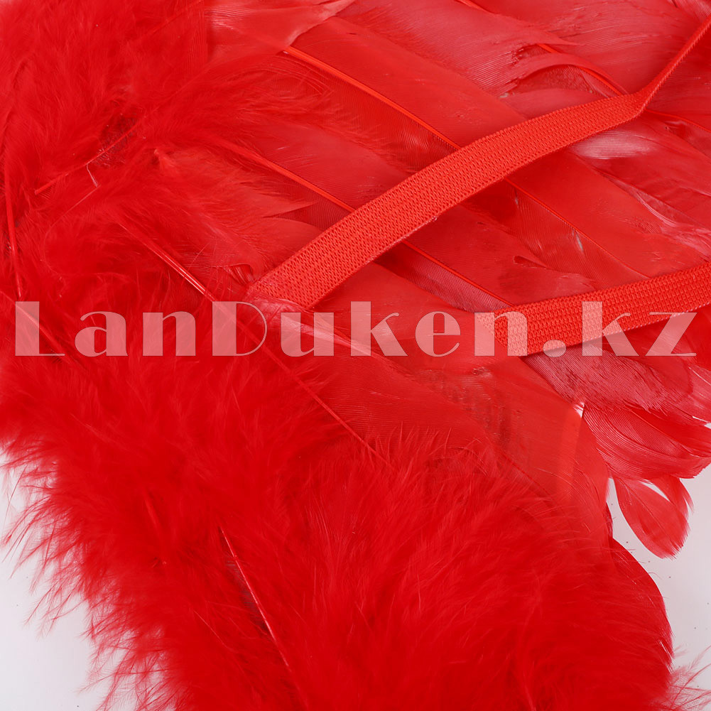 Крылья ангела красные складные объемные (размер L 50*40 см) - фото 3 - id-p46436308