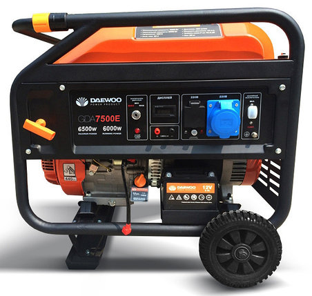 Бензиновый генератор Daewoo GDA 7500E, фото 2