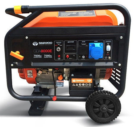Бензиновый генератор Daewoo GDA 8000E, фото 2
