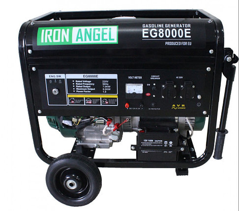 Генератор Iron Angel EG 8000 E, фото 2