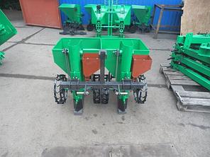 Картофелесажалка двухрядная Володар КСН-90 (3т) (90 л, для минитрактора под 3-х точечную навеску) с бункером, фото 2