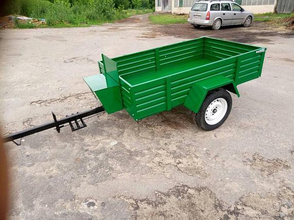 Прицеп мотоблочный ТМ ШИП сиденье со спинкой (190х115х38 см, под жигул. ступицу, без колес) , фото 2