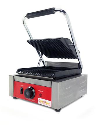 Гриль контактный прижимной GoodFood ECG10 Panini RED, фото 2