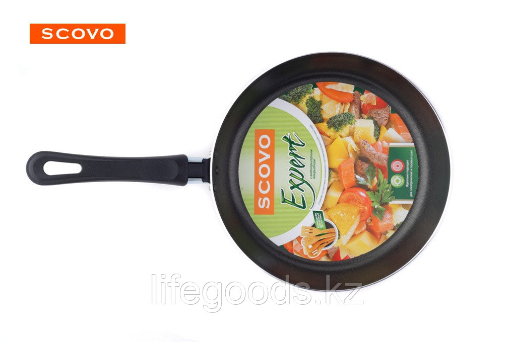 Сковорода Scovo Expert, 22 см, с крышкой СЭ-027 - фото 2 - id-p70845801