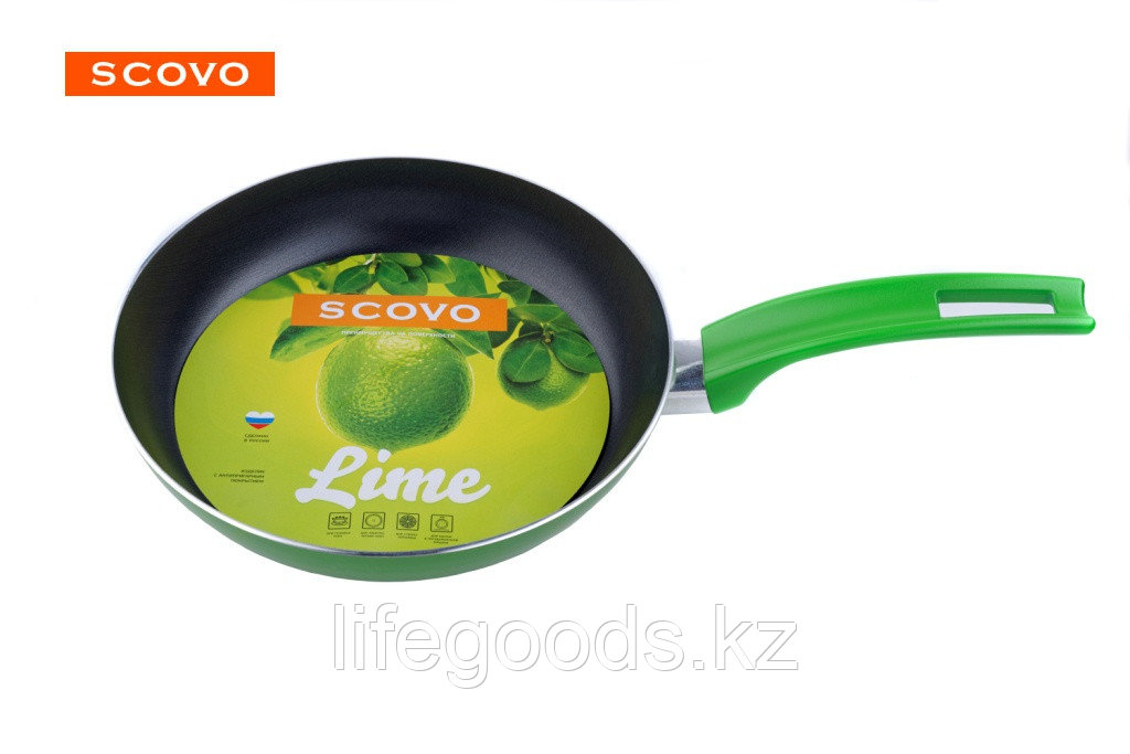 Сковорода Scovo Lime, 24 см, без крышки RT-003L - фото 3 - id-p70845814