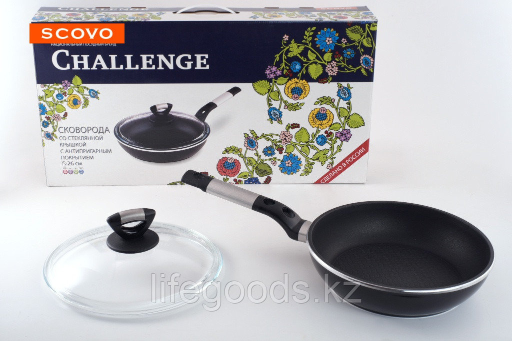 Сковорода Scovo Challenge, 24 см, без крышки SG-003 - фото 4 - id-p70845823