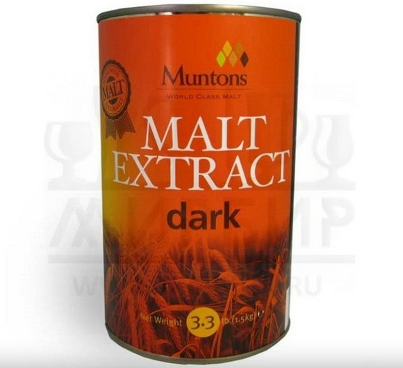 Жидкий неохмеленный солодовый экстракт Muntons "Dark Malt Ext", 1,5 кг - фото 1 - id-p70430515