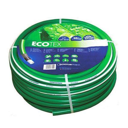 Шланг садовый Tecnotubi EcoTex для полива диаметр 5/8 дюйма, длина 25 м (ET 5/8 25), фото 2