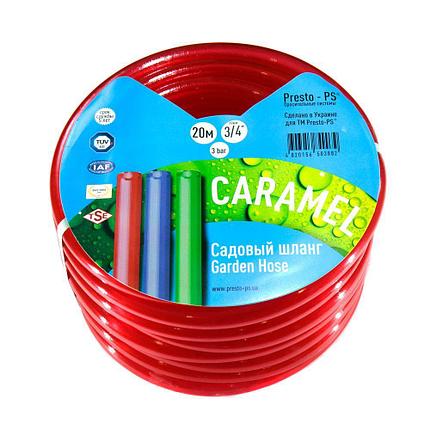 Шланг для полива Evci Plastik Софт Силикон (Caramel красный) садовый диаметр 3/4 дюйма, длина 50 м (SE-3/4 50), фото 2