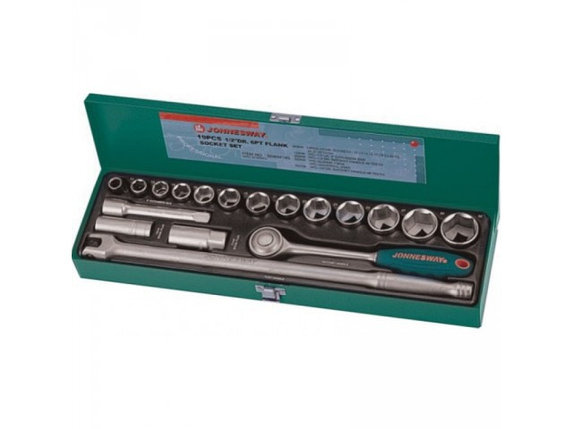 Набор торцевых головок 1/2" DR 11-32 мм, 19 предметов, S04H419S, фото 2