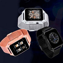 Умные часы Smart Watch X9 с SIM-картой, трекером, сенсорным экраном и камерой (Черный), фото 2