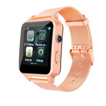 Умные часы Smart Watch X9 с SIM-картой, трекером, сенсорным экраном и камерой (Золотой), фото 2