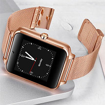 Умные часы Smart Watch X9 с SIM-картой, трекером, сенсорным экраном и камерой (Серебряный), фото 2