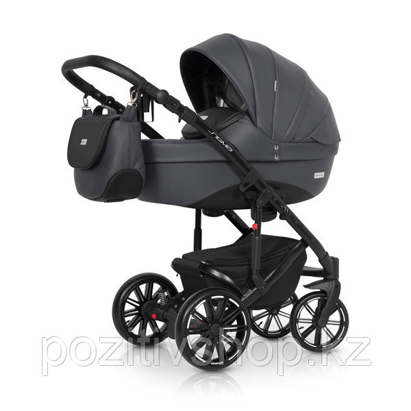 Коляска детская 2 в 1 Riko Sigma 01 Antracite