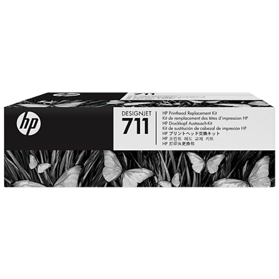 Печатающая головка HP 711 для плоттеров HP DesignJet T120/T520/T125/T525 C1Q10A - фото 2 - id-p65499571