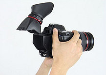 Видео-искатель Kamerar Viewfinder QV-1 2.5x на дисплей фотоаппаратов размером 3'' 3.2" дюйма, фото 3