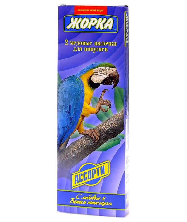 Жорка Медовые палочки для попугаев Ассорти
