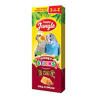 Happy Jungle Медовые палочки для попугаев Мёд и орехи