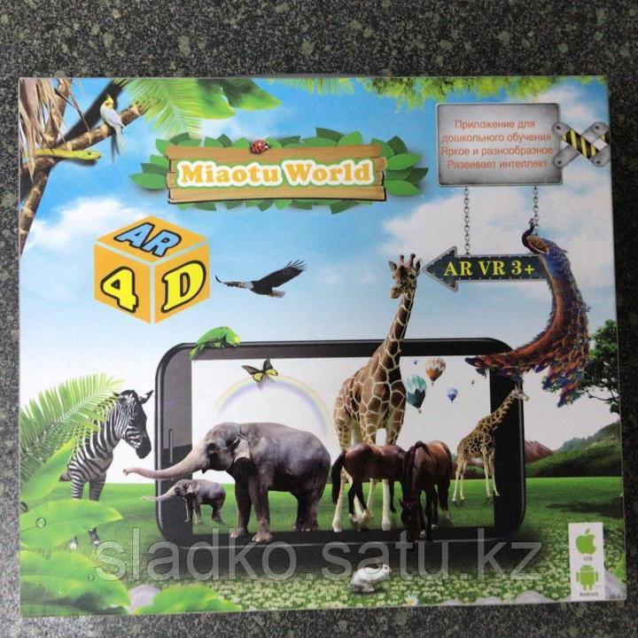 Интерактивная игра 4D обучающие карточки с животными Miaotu World NEW AR - фото 1 - id-p70877152