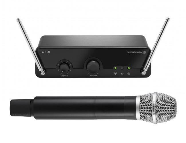 BEYERDYNAMIC TG 100 H-Set 213-223 MHz вокальная истинно диверситивная радиосистема диапазона VHF