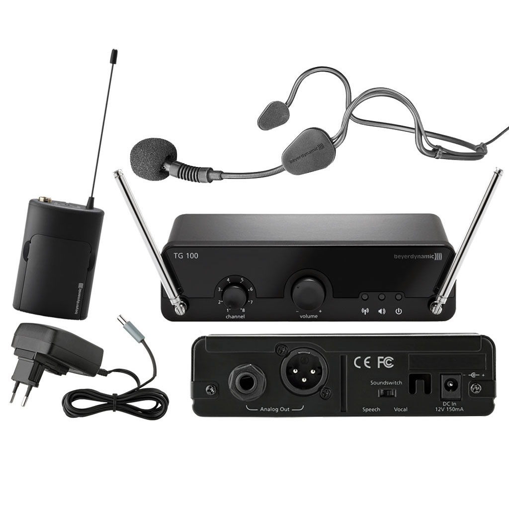 BEYERDYNAMIC TG 100 B-Set 194-204 MHz вокальная истинно диверситивная радиосистема диапазона VHF