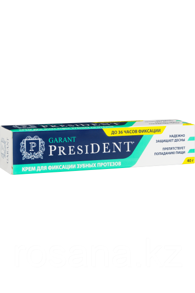 PresiDENT Garant крем для фиксации зубных протезов с мятным вкусом