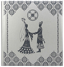 Фотоальбом свадебный с казахским орнаментом