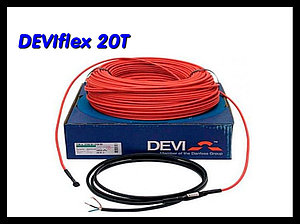 Двухжильный нагревательный кабель DEVIflex 20T - 125м