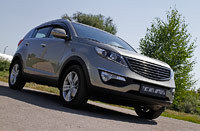 Решетка радиатора KIA Sportage 2010-2013, фото 2