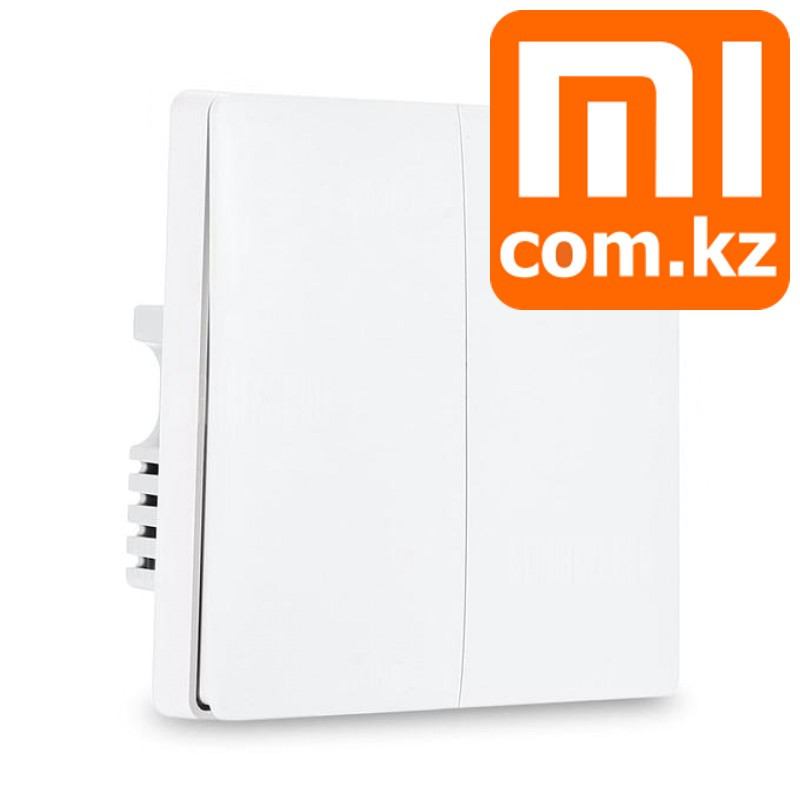 Встраиваемый переключатель (выключатель) Xiaomi Mi Aqara Smart Light control dual, двойной Арт.5590 - фото 1 - id-p50160090