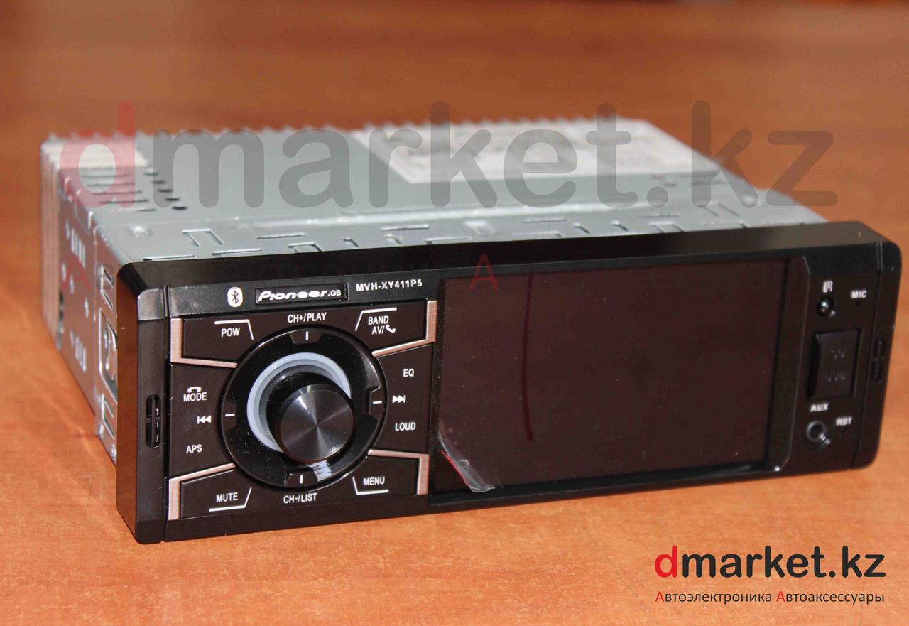 Автомагнитола 1DIN MVH-XY411P5, экран 4 дюйма, радио, USB, Bluetooth, MP3, AUX, камера