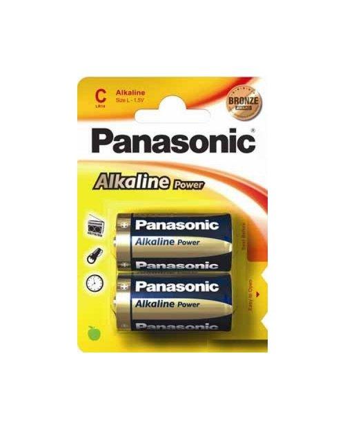 Panasonic LR14REB/2BP щелочная батарейка Alkaline Power тип С (2 шт/уп) - фото 1 - id-p70970785