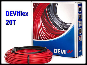 Двухжильный нагревательный кабель DEVIflex 20T - 78м