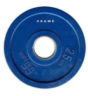 Диск олимпийский Grome WP012 цветной обрезиненный (1,25 кг) - фото 4 - id-p38366939
