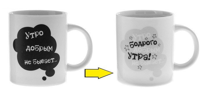 Кружка-хамелеон "Бодрого утра" 