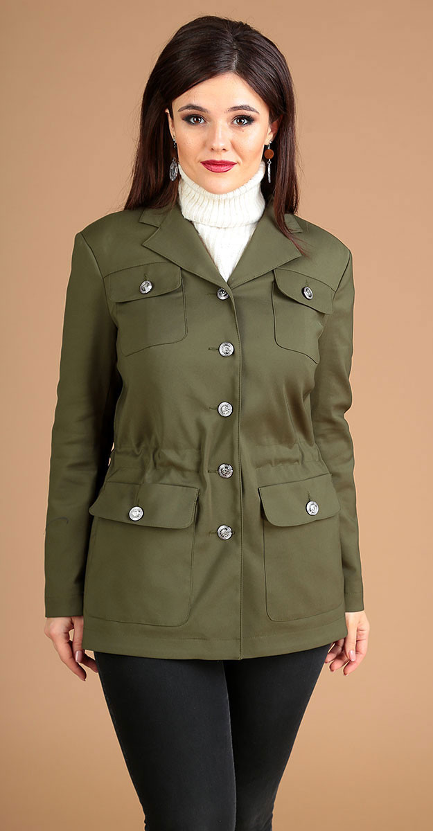 Куртка Мода-Юрс-2426/2, хаки, 50