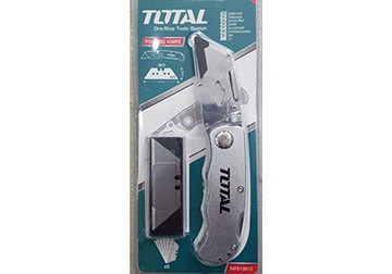 Нож с трапециевидным лезвием складной Total (THT513613)