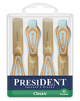 PRESIDENT Classic тісаралық тазалағыштар XS - 0,28 мм