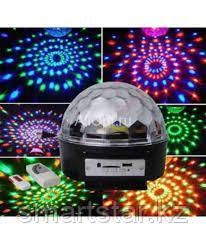 Диско-шар с mp3 "Led Magic Ball Light" 6 цветов - фото 1 - id-p70998860