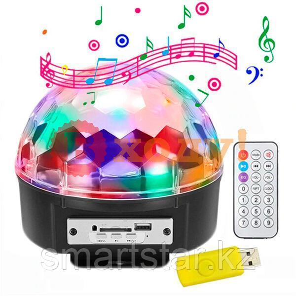 Диско-шар с mp3 "Led Magic Ball Light" 6 цветов - фото 2 - id-p70998860