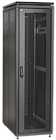 ITK Шкаф сетевой 19" LINEA N 42U 600х1000 мм с L-профилями перфорированные двери черный