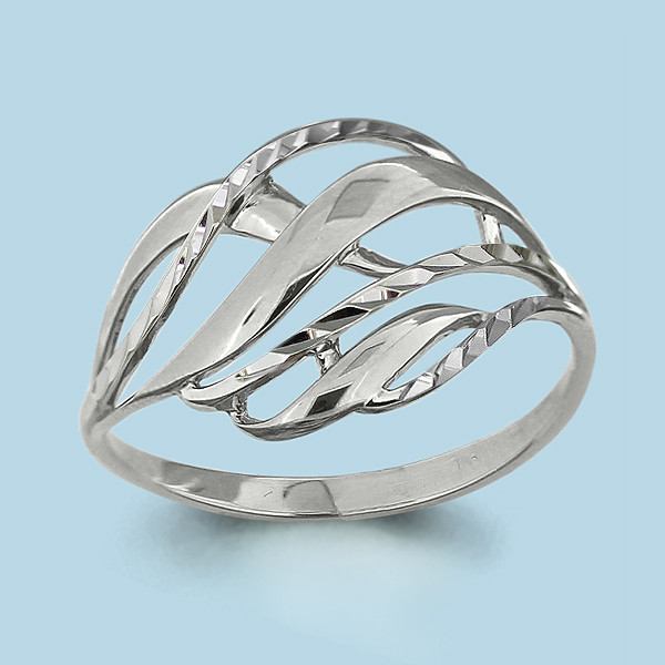 Серебряное кольцо Aquamarine 54145