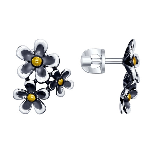 Серьги из серебра SOKOLOV 95020035