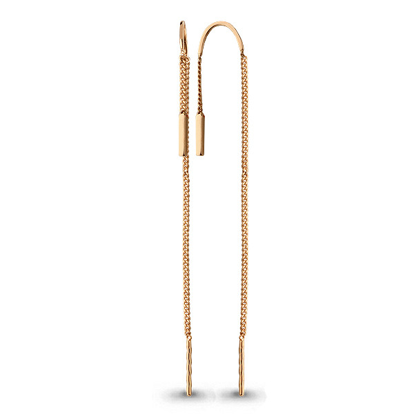 Серьги из серебра Aquamarine 33144#