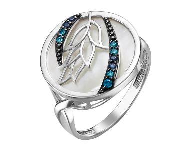 Серебряное кольцо с фианитом Teosa К625-5375М2