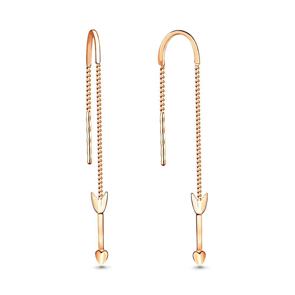 Серьги из серебра Aquamarine 33145#